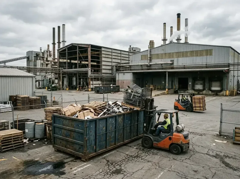 industrial-factory-scrap-conta-003 — frequently asked questions, Cheap Roll-off Dumpster Rentals in Portland, MI